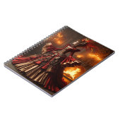 Carnet Phoenix Fire Queen Steampunk Victorian Industrial (Côté gauche)