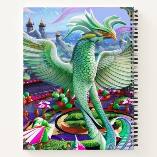 Carnet Phoenix magique (Dos)