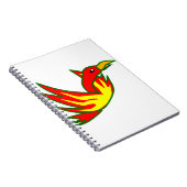 Carnet Phoenix Oiseau De Feu Mythique Flamme Oiseau De Fe (Côté Droit)