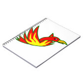 Carnet Phoenix Oiseau De Feu Mythique Flamme Oiseau De Fe (Côté gauche)
