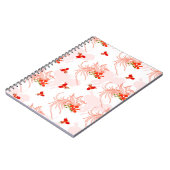 Carnet Phoenix Oiseau Et Phoenix Fleur Motif Sans Faille (Côté gauche)