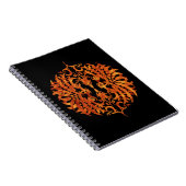 Carnet Phoenix tribal flamboyant (Côté Droit)