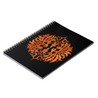 Carnet Phoenix tribal flamboyant