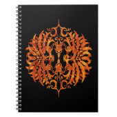 Carnet Phoenix tribal flamboyant (Devant)