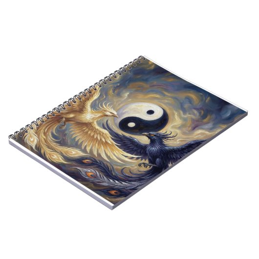 Carnet Phoenix Yin Yang Balance Notebook (Côté gauche)