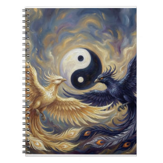 Carnet Phoenix Yin Yang Balance Notebook