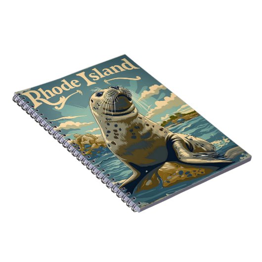 Carnet Phoque du port Rhode Island (Côté Droit)