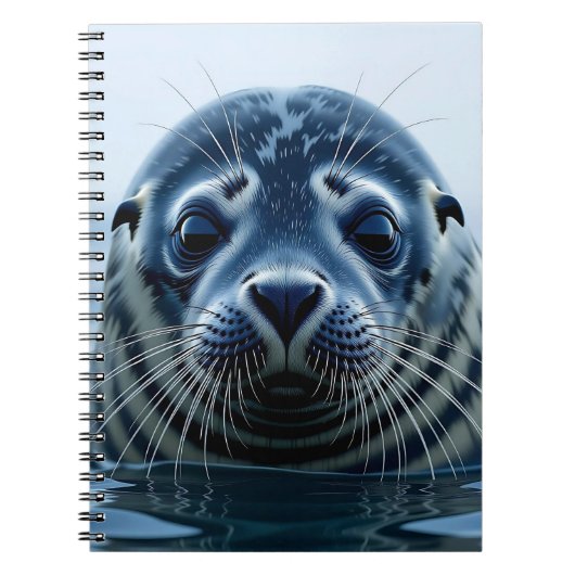 Carnet Phoque mignon de près (Devant)