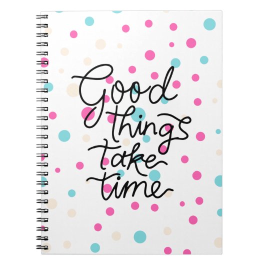 carnet photo à spirale vibes positives (Devant)