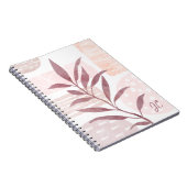 Carnet photo Abstrait de formes aquarelles calmant (Côté Droit)