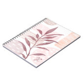 Carnet photo Abstrait de formes aquarelles calmant (Côté gauche)