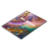 Carnet photo Abstrait de la spirale d'or (Côté gauche)