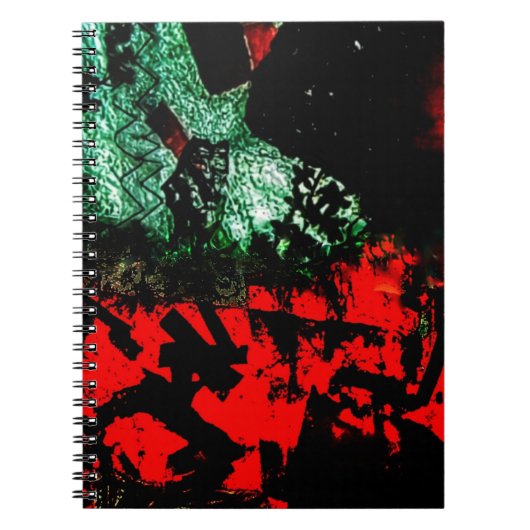 Carnet photo abstrait orange vif, doux (Devant)
