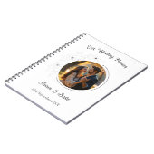 Carnet Photo Anemone sur Wedding planner blanc (Côté gauche)