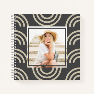 Carnet Photo arc-en-ciel gris chic