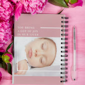 Carnet Photo Bébé Fancy Cute | Rose et blanc | Devis