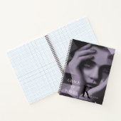 Carnet Photo black and white  typography Spiral Notebook (Intérieur)