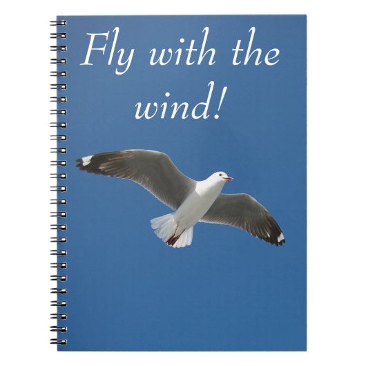 Carnet Photo bleu moderne Seagull (Devant)