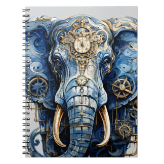 Carnet photo Blue Elephant Spiral