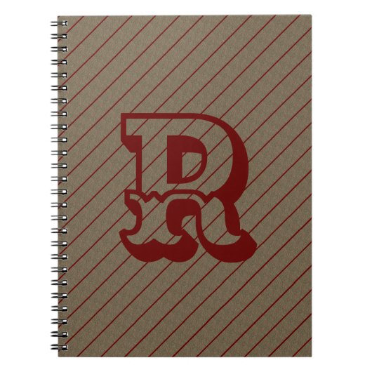 CARNET photo BROWN ROUGE CUTE Spirale MODERNE (Devant)