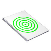 Carnet photo circulaire de cercle concentré (Côté Droit)