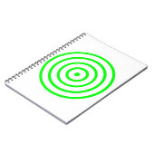 Carnet photo circulaire de cercle concentré (Côté gauche)