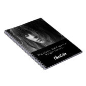 Carnet Photo citation noir blanc jeune professionnel (Côté Droit)