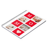 Carnet Photo Collage Moderne & Best Mom Ever Cadeau (Côté gauche)