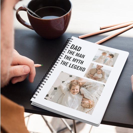 Carnet Photo Collage moderne | Cadeau papa