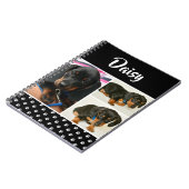Carnet Photo Collage Pawprint de Chien Noir - Animaux de (Côté gauche)