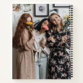 Carnet Photo Collage Simple Notebook Moderne (Dos)
