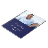 Carnet Photo couleur bleu marine (Côté gauche)