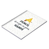 Carnet photo crayon croquis spirale (Côté gauche)