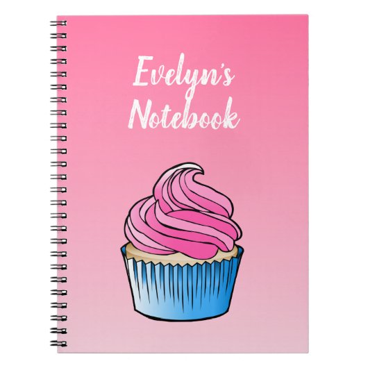 Carnet photo Cupcake Spiral (Devant)