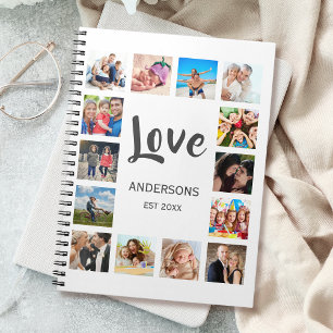 Carnet Photo Custom Family Collage Personnalité de White