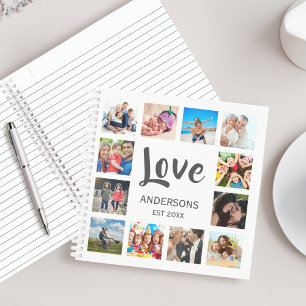 Carnet Photo Custom Family Collage Personnalité de White