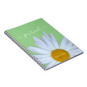 Carnet photo Daisy Green White Script Spiral (Côté Droit)