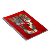 Carnet Photo d'animal de loup avec typographie (Côté Droit)