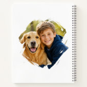 Carnet photo de chien Retriever doré (Dos)
