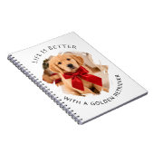 Carnet photo de chien Retriever doré (Côté Droit)