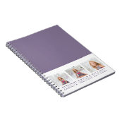 Carnet Photo de collage moderne Meilleure mère Ever Purpl (Côté Droit)