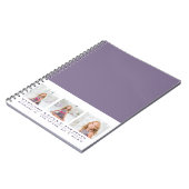 Carnet Photo de collage moderne Meilleure mère Ever Purpl (Côté gauche)