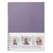 Carnet Photo de collage moderne Meilleure mère Ever Purpl (Devant)