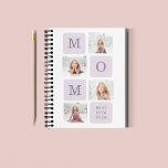 Carnet Photo de collage moderne Meilleure mère Ever Purpl<br><div class="desc">Photo De Collage Moderne Best Mom Ever Purple Cadeau. Meilleur cadeau personnalisé pour la journée des mères,  la journée de la femme ou l'anniversaire de maman. Surprenez Maman avec un cadeau qui est aussi Extraordinaire qu’elle.</div>