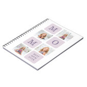 Carnet Photo de collage moderne Meilleure mère Ever Purpl (Côté gauche)