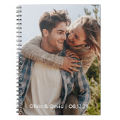 Carnet Photo de couple de mariage heureux (Devant)