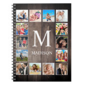 Carnet Photo de Custom Collage Rustic Farmhouse Family (Devant)