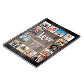 Carnet Photo de Custom Collage Rustic Farmhouse Love Fami (Côté gauche)