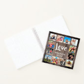 Carnet Photo de Custom Collage Rustic Farmhouse Love Fami (Intérieur)