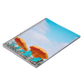 Carnet Photo de fermeture de chaises longues et parasol d (Côté gauche)